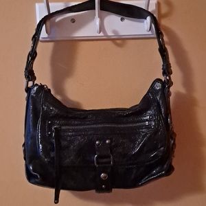 The Sak black leather Dakota hobo bag